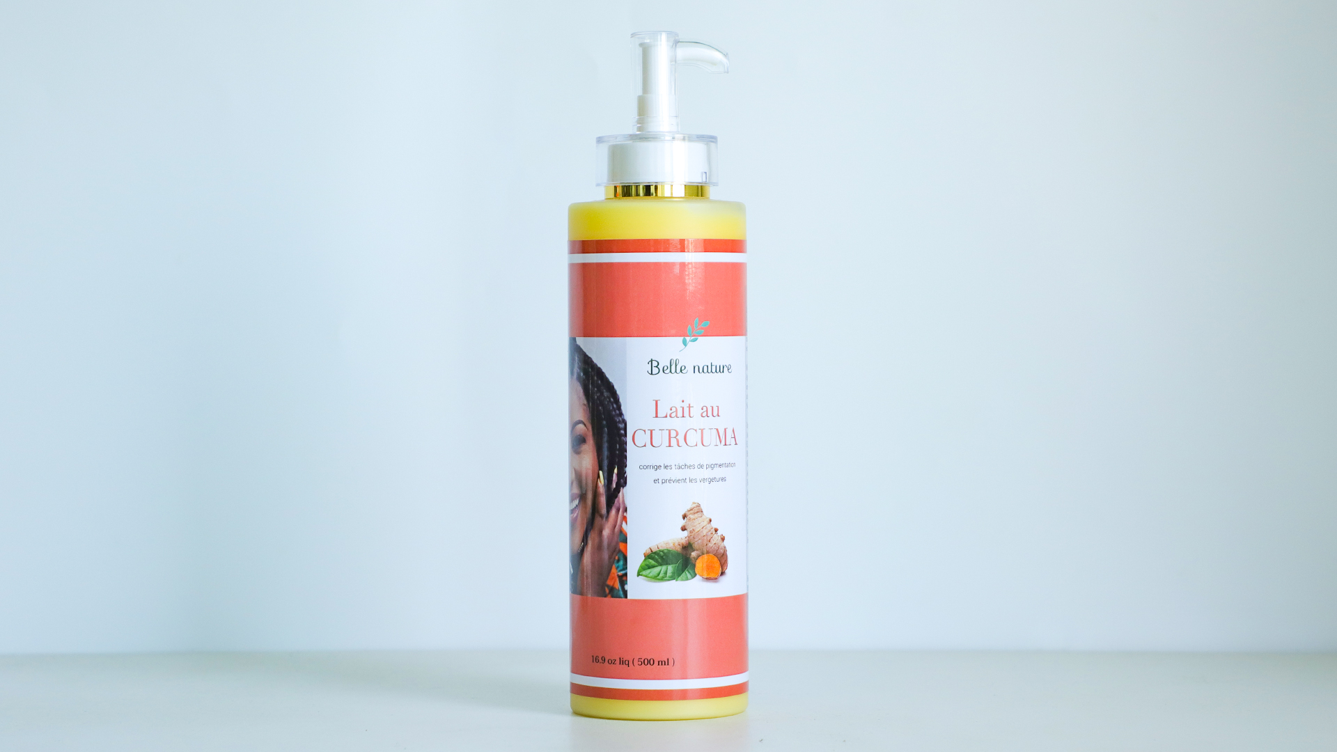 Lait corporel au curcuma